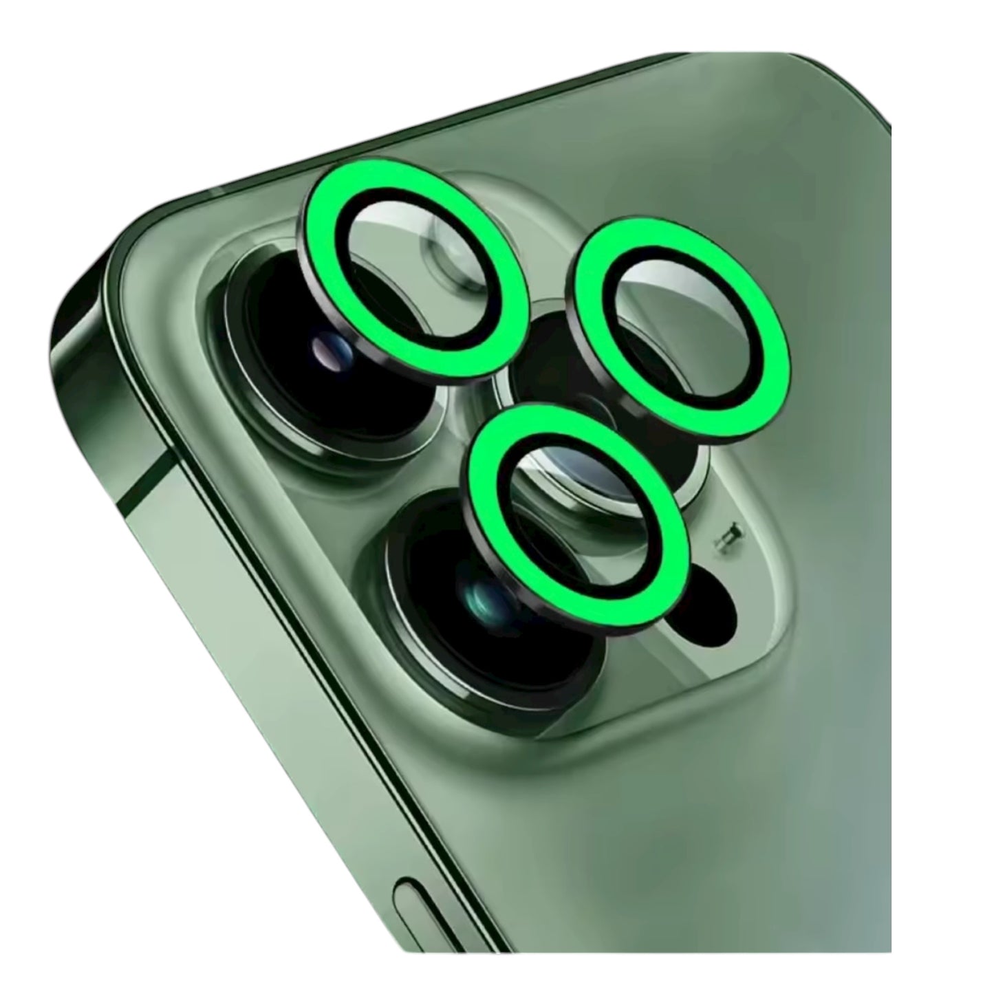 Camera Protector Fir iPhone  11Pro / 11 ProMax / 12 Pro - Neon Green