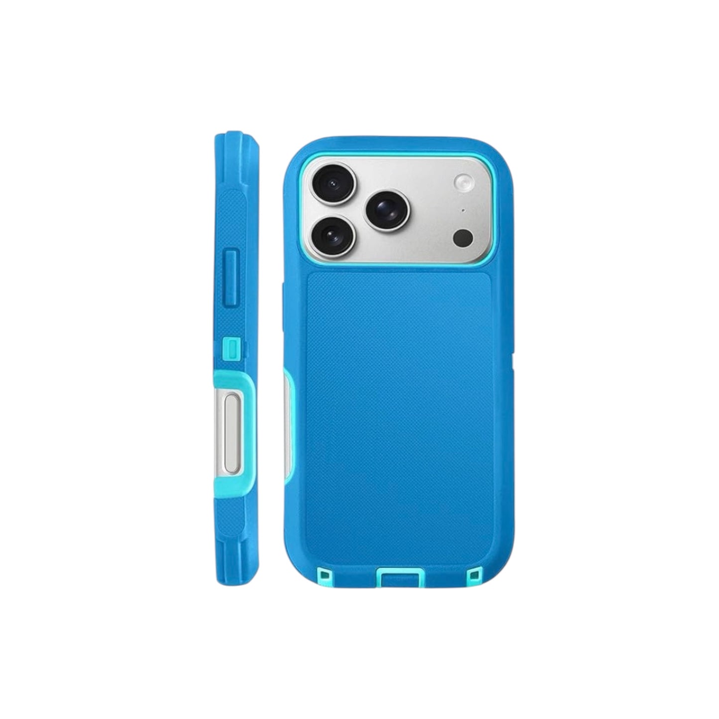 For Iphone 17 Pro Max Heavy Duty Case - Light Blue