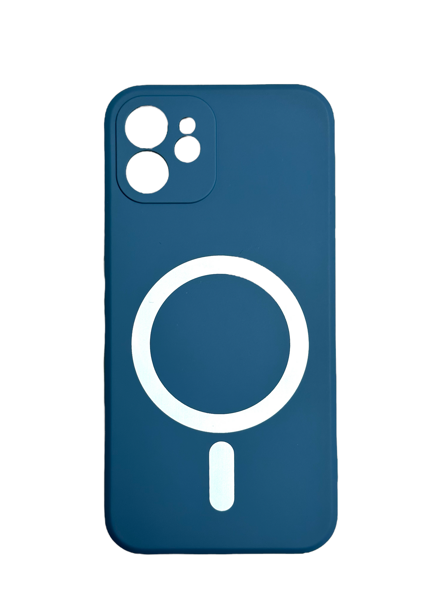 For iPhone 12 silicone mag safe- Navy Blue