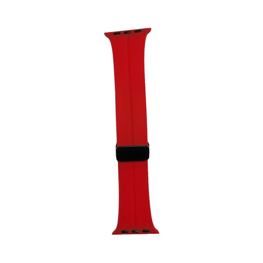 For Apple Watch 38/40/41 Magnetic Silicone Band- Red