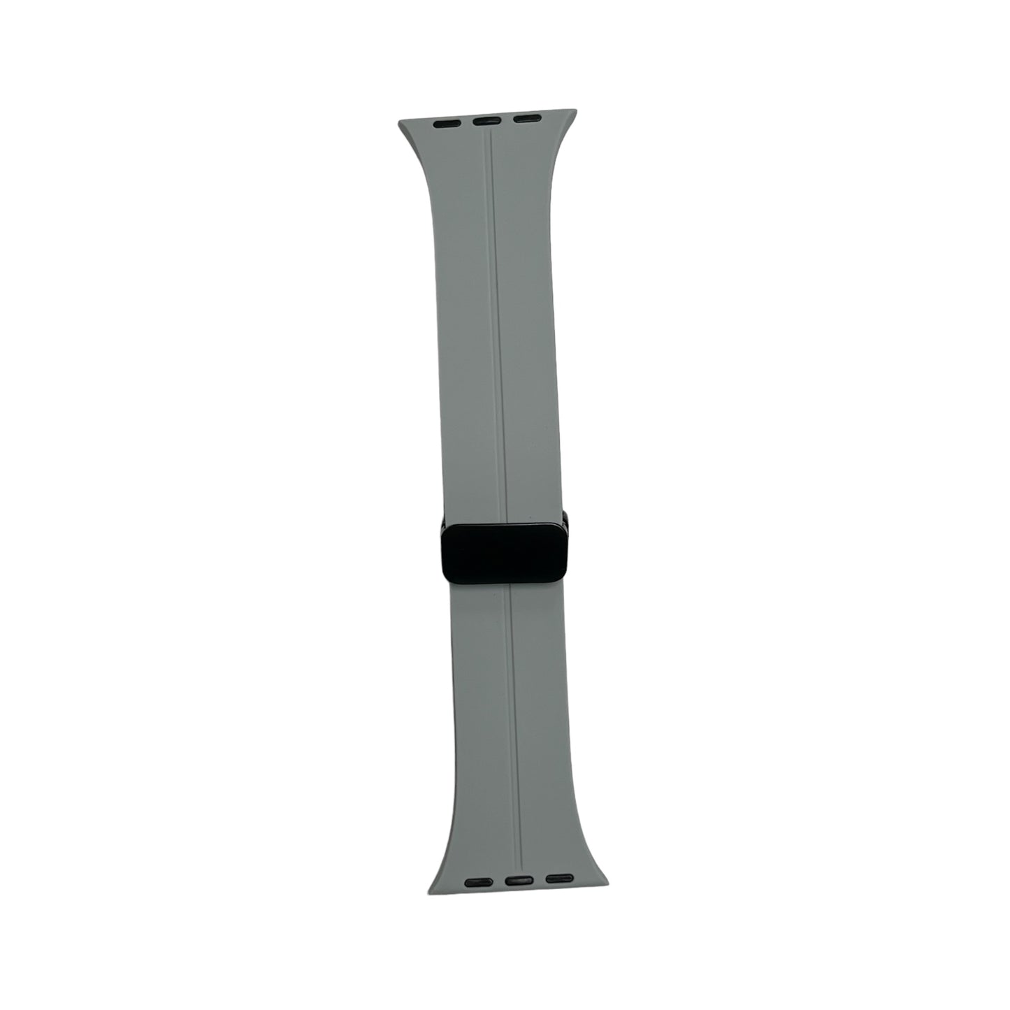 For Apple Watch 42/44/45/49 Magnetic Silicone Band- Light Gray
