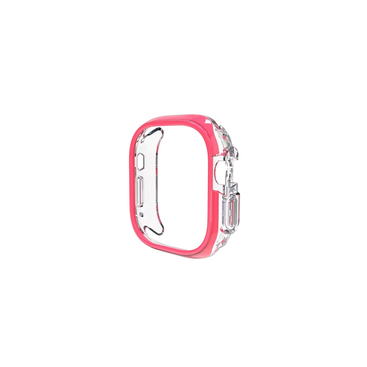 Case Fir Smart Watch 45mm / Clear & Dark Pink