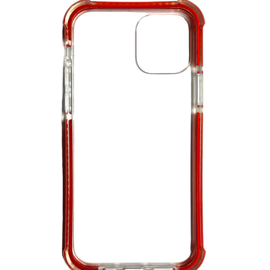 For iPhone 14 Pro -Clear & Red
