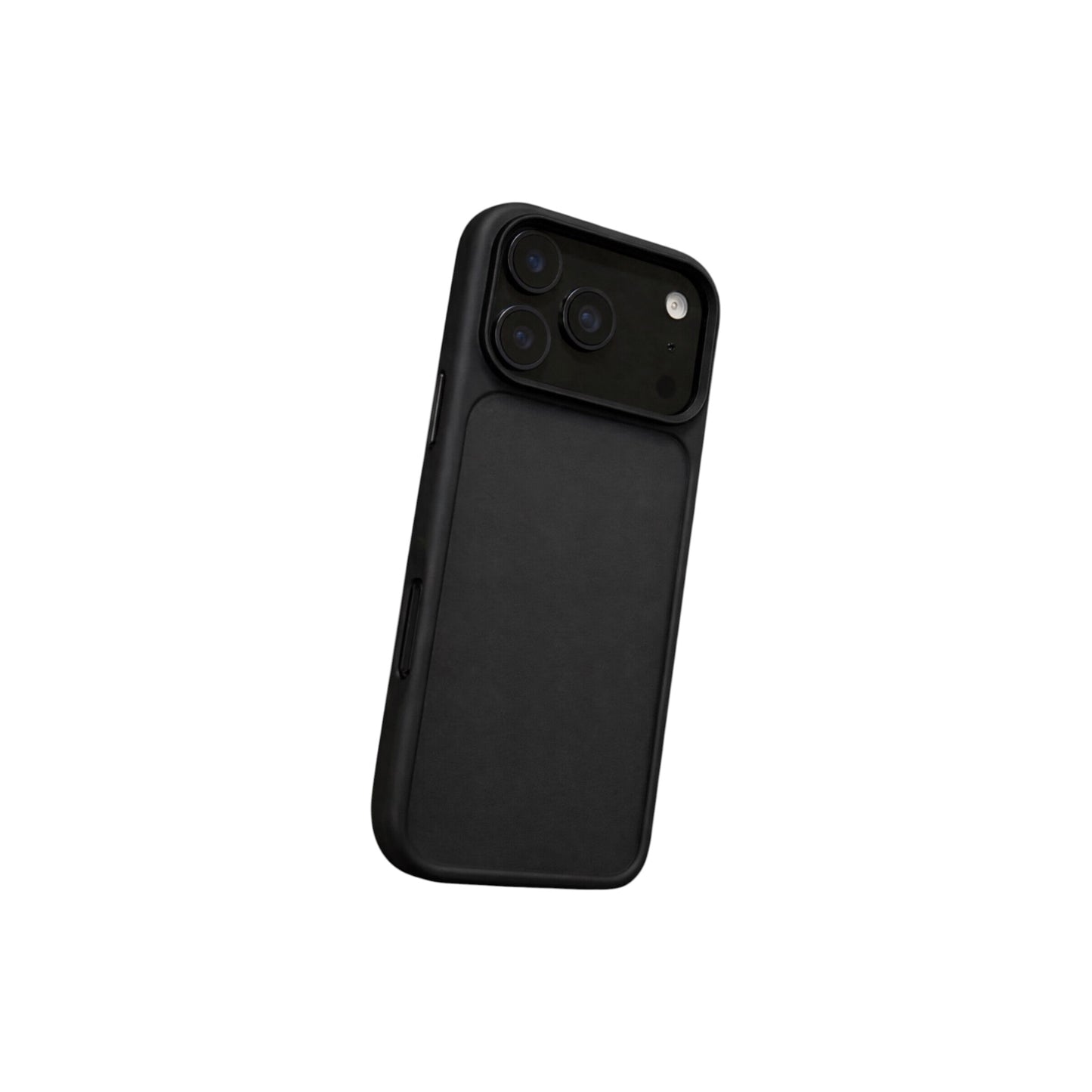 For Iphone 17 Pro Frosted Clear Case- Black