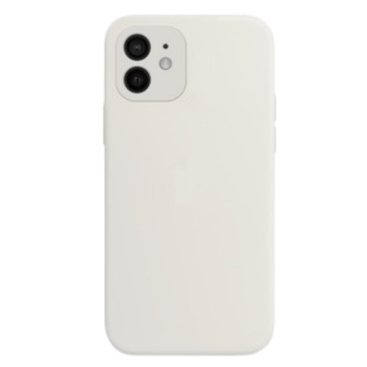For Iphone 12 Silicone Case / White