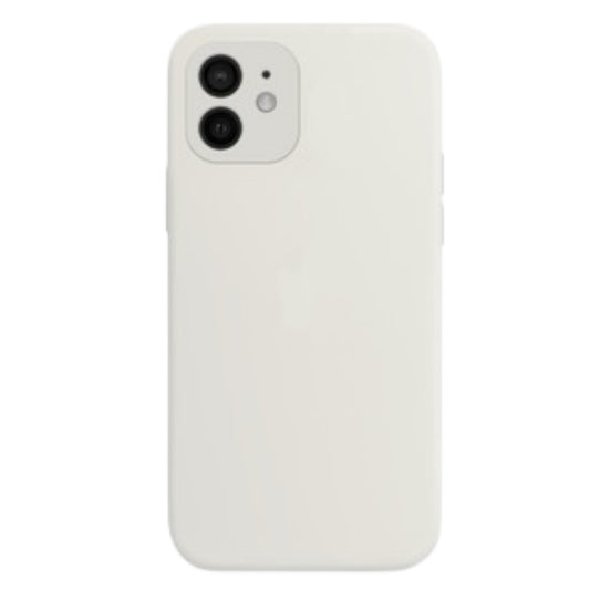 For Iphone 12 Silicone Case / White