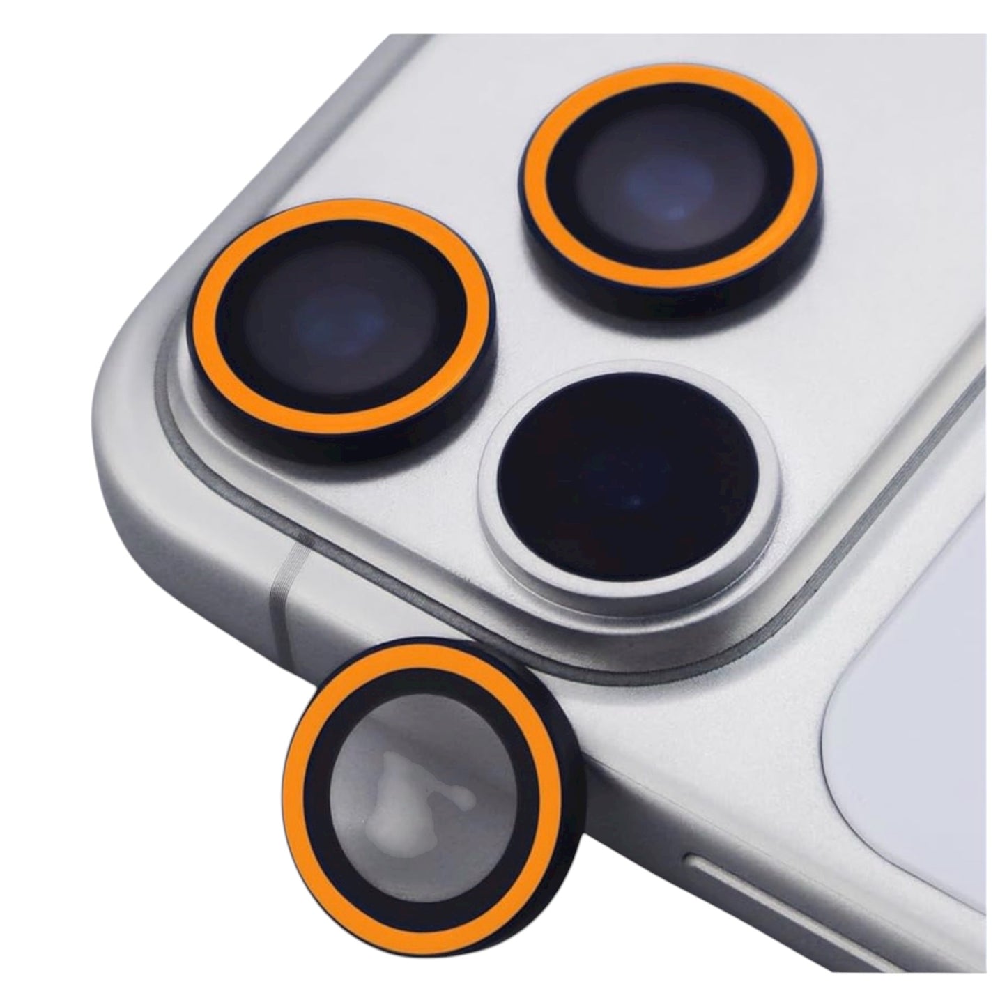 Camera Protector For iPhone 12 ProMax - Neon Orange