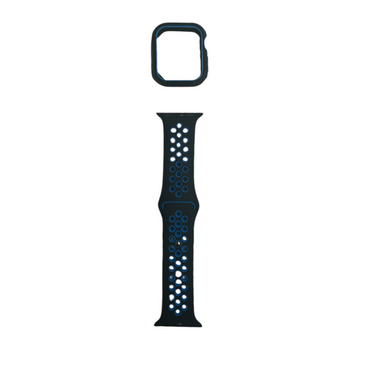 For Apple Watch 38 mm S/M - Black & Blue