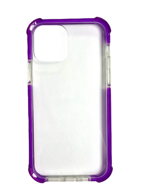 For iPhone 11 Pro Max clear & Purple