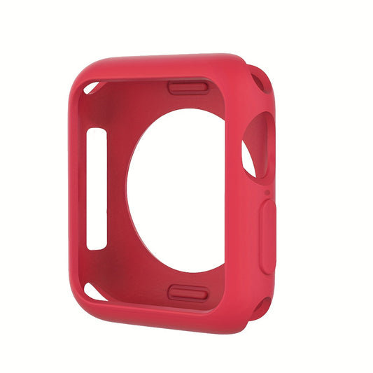 For Apple Watch 42mm Silicone Case / Red