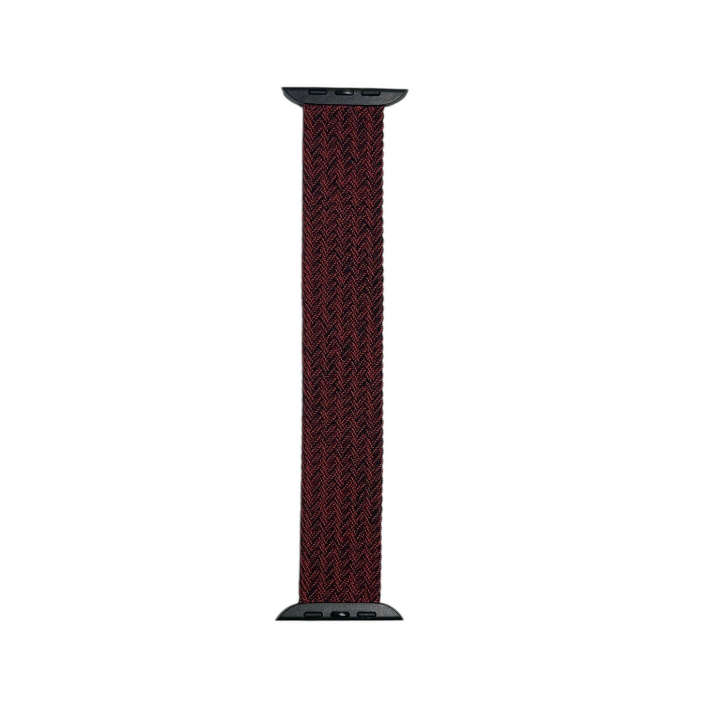 For Apple Watch 42/44/45 One Size Band- Red & Partially Black