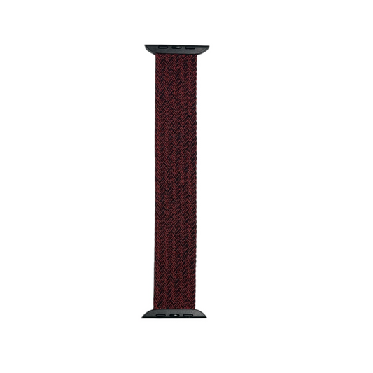 For Apple Watch 38/40/41 One Size Band- Red & Partially Black