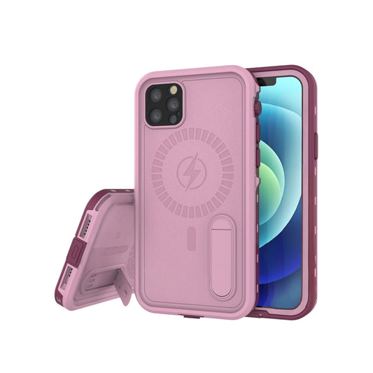 For Iphone 12 Pro Max Water Proof Case / Pink