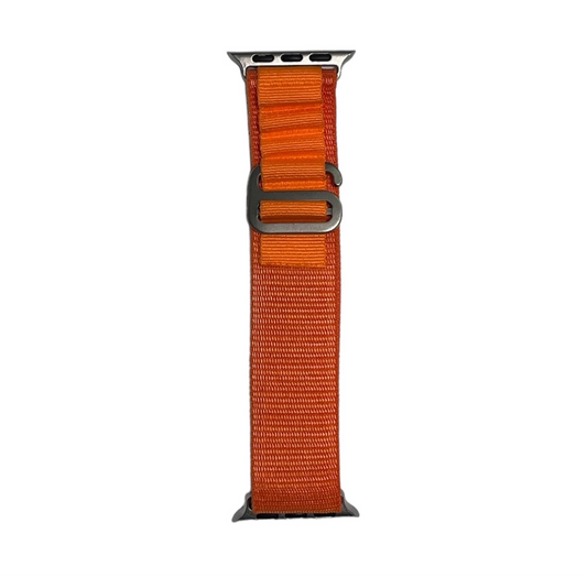 For Apple Watch 42/44/45/49 nylon Loop Band- Orange