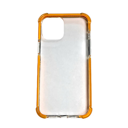 For iPhone 15 -Clear & Orange