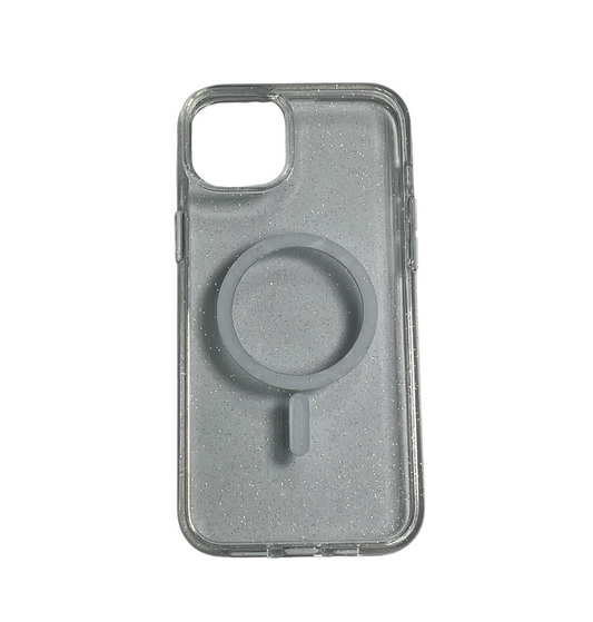 For Iphone 15 Plus Clear with MagSafe - Glitter