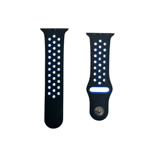 For Apple Watch Sport Band 38/40 mm - Black & Blue