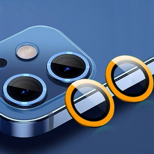 Camera Protector For iPhone 13 / 13 Mini - Neon Orange