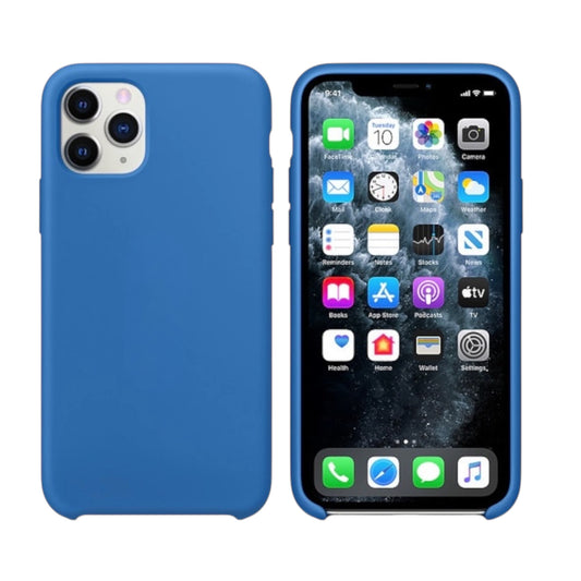 Iphone 12 Pro Max Silicone Case / Blue