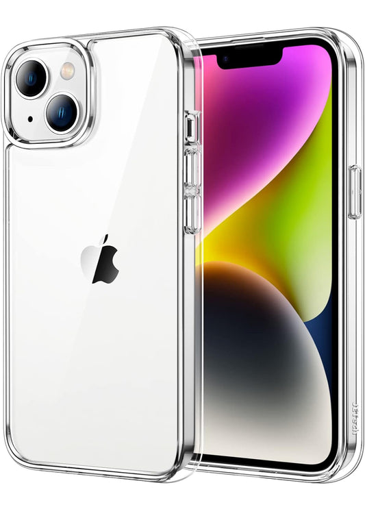 For iphone 15  Clear Case Shockproof Protective Bumper Slim Cover