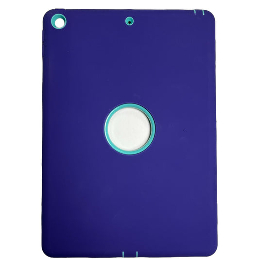 For Apple iPad 9th 8th 7th Gen 10.2 inch Tablet- purple & turquoise