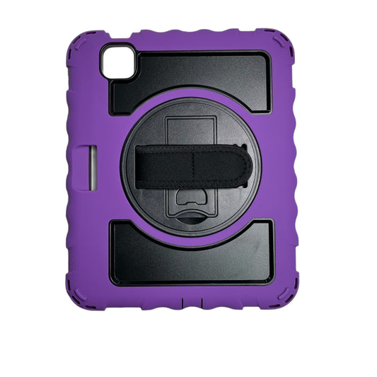 For Apple iPad Air 4 / iPad Pro 11 inch Tough Tablet Strong Kickstand Hybrid Case Cover - Purple & Black
