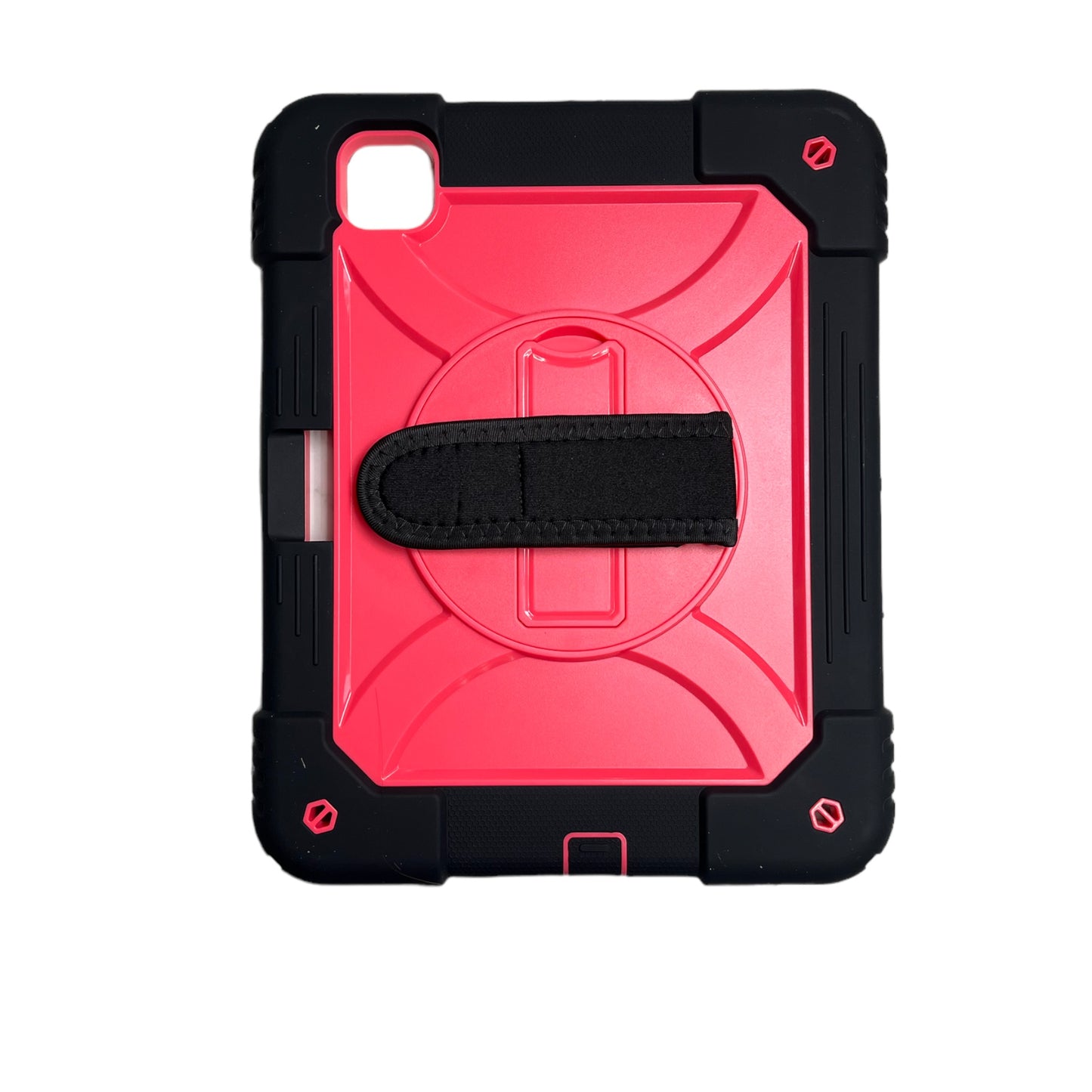 For Apple iPad Air 4 / iPad Pro 11 inch Tough Tablet Strong Kickstand Hybrid Case Cover - Black & Pink