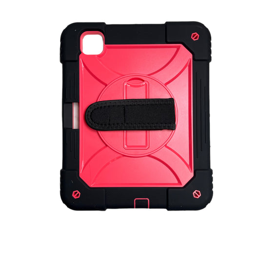 For Apple iPad Air 4 / iPad Pro 11 inch Tough Tablet Strong Kickstand Hybrid Case Cover - Black & Pink