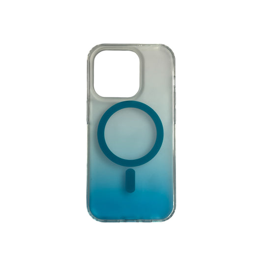 For Iphone 14 Pro Silicone Case with MagSafe - Blue