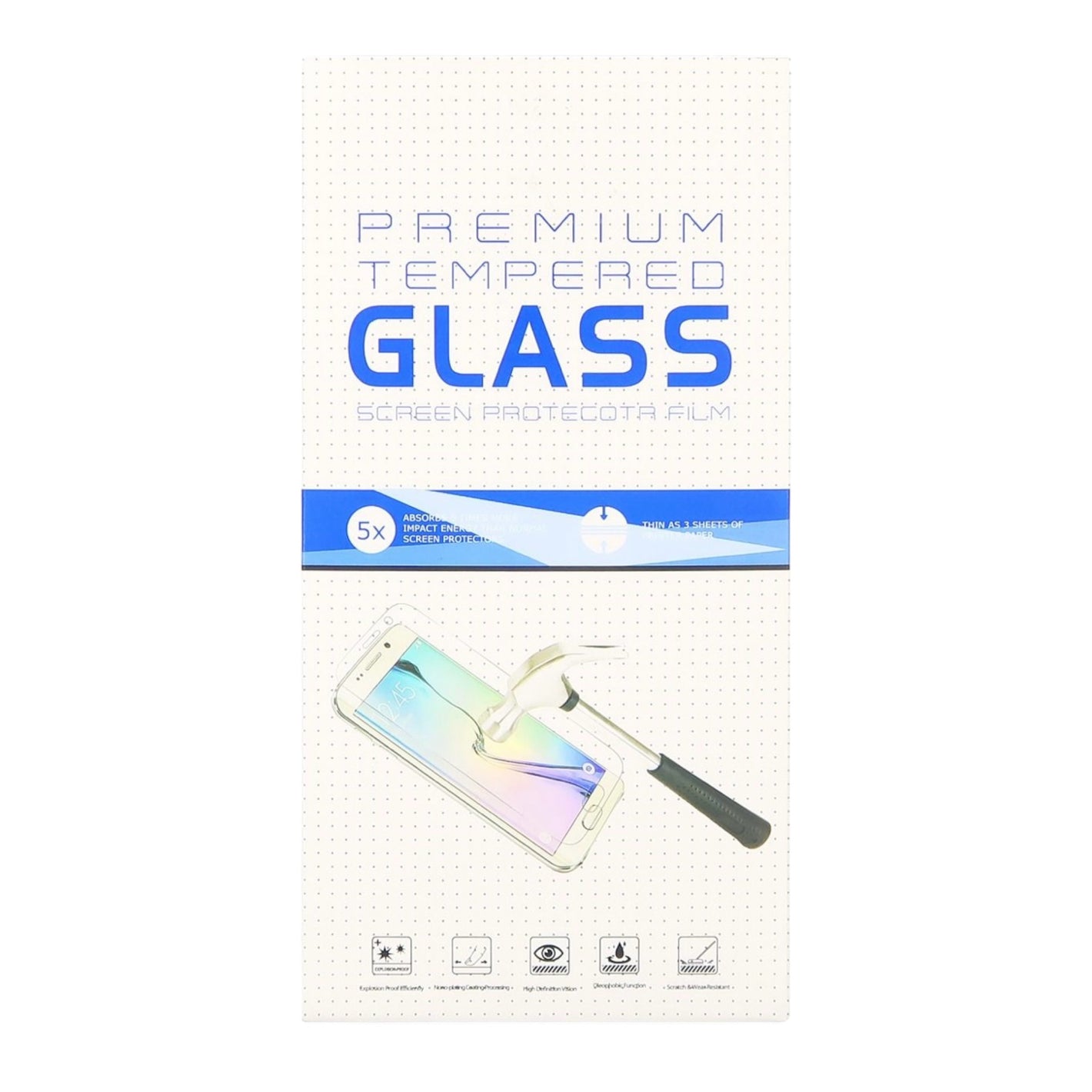 Tempered Glass Protector For iPhone 11/12/12pro - Clear