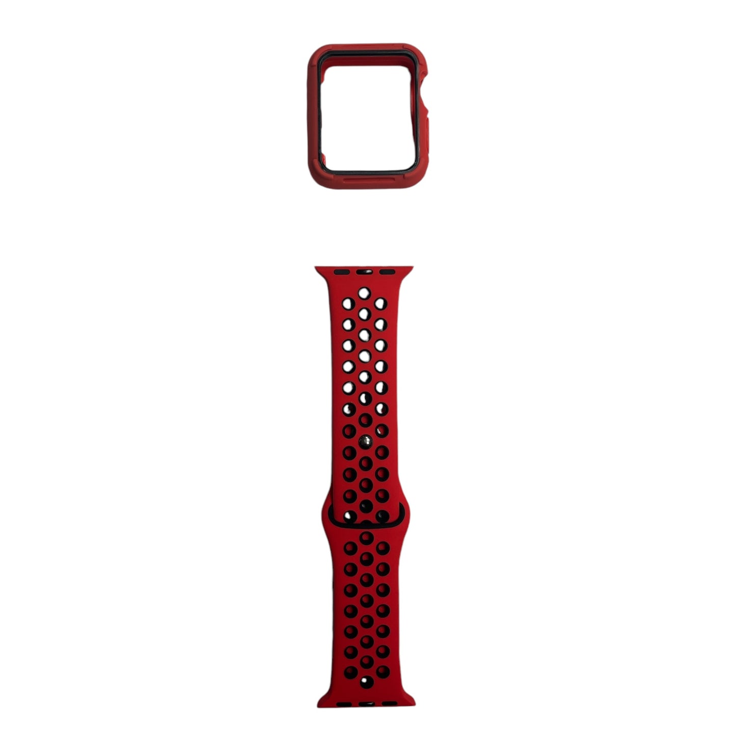 For Apple Watch 38 mm M/L - Red & Black