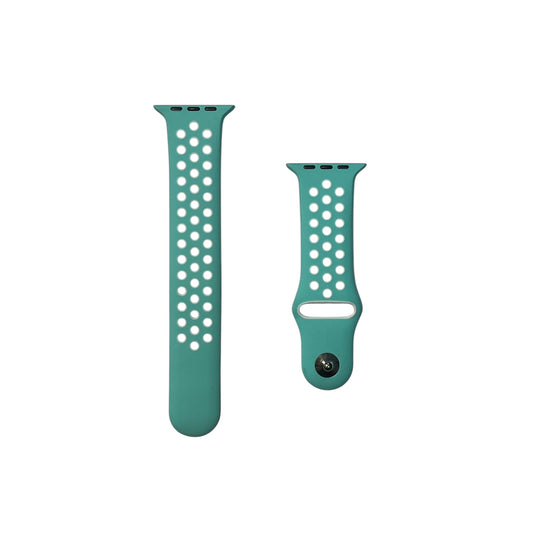 For Apple Watch Sport Band 42/44 mm - Mint Green & White
