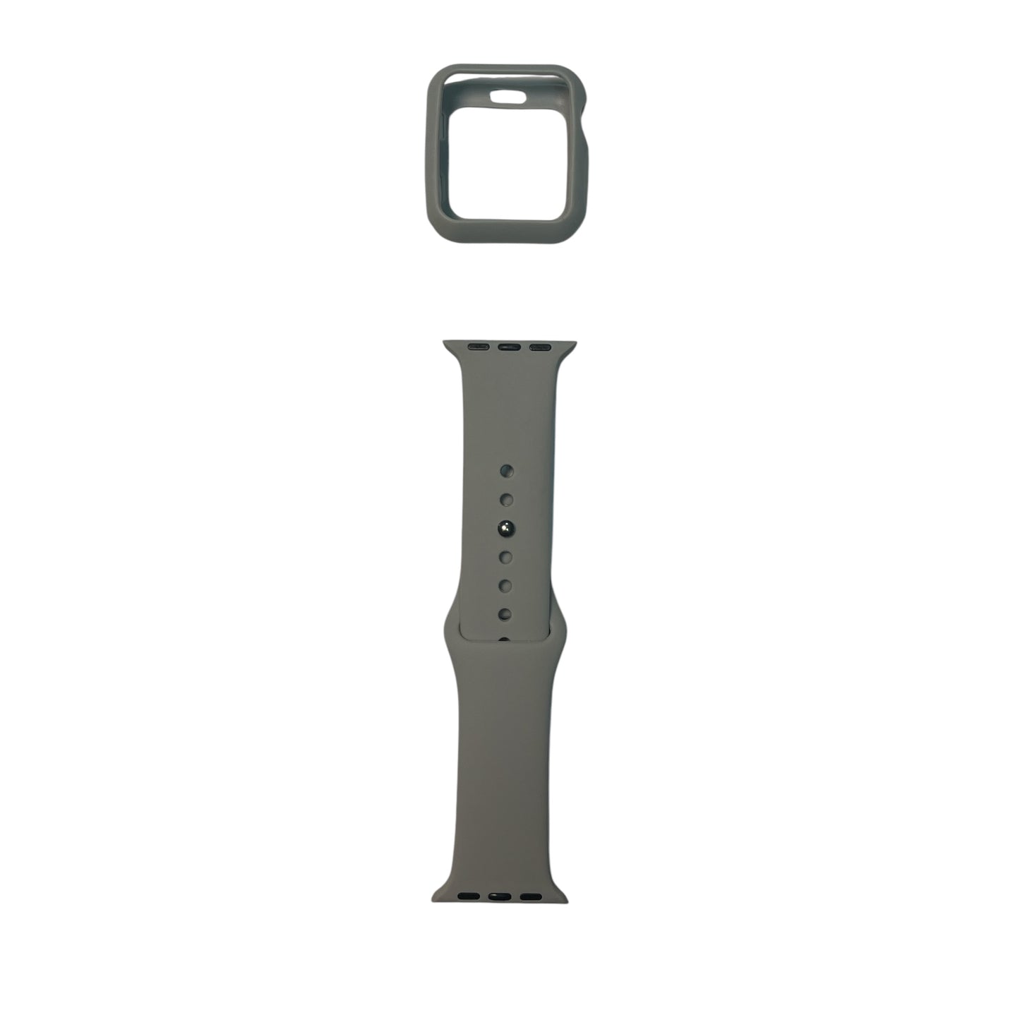 For Apple Watch Silicone Band 38 mm - Light Gray
