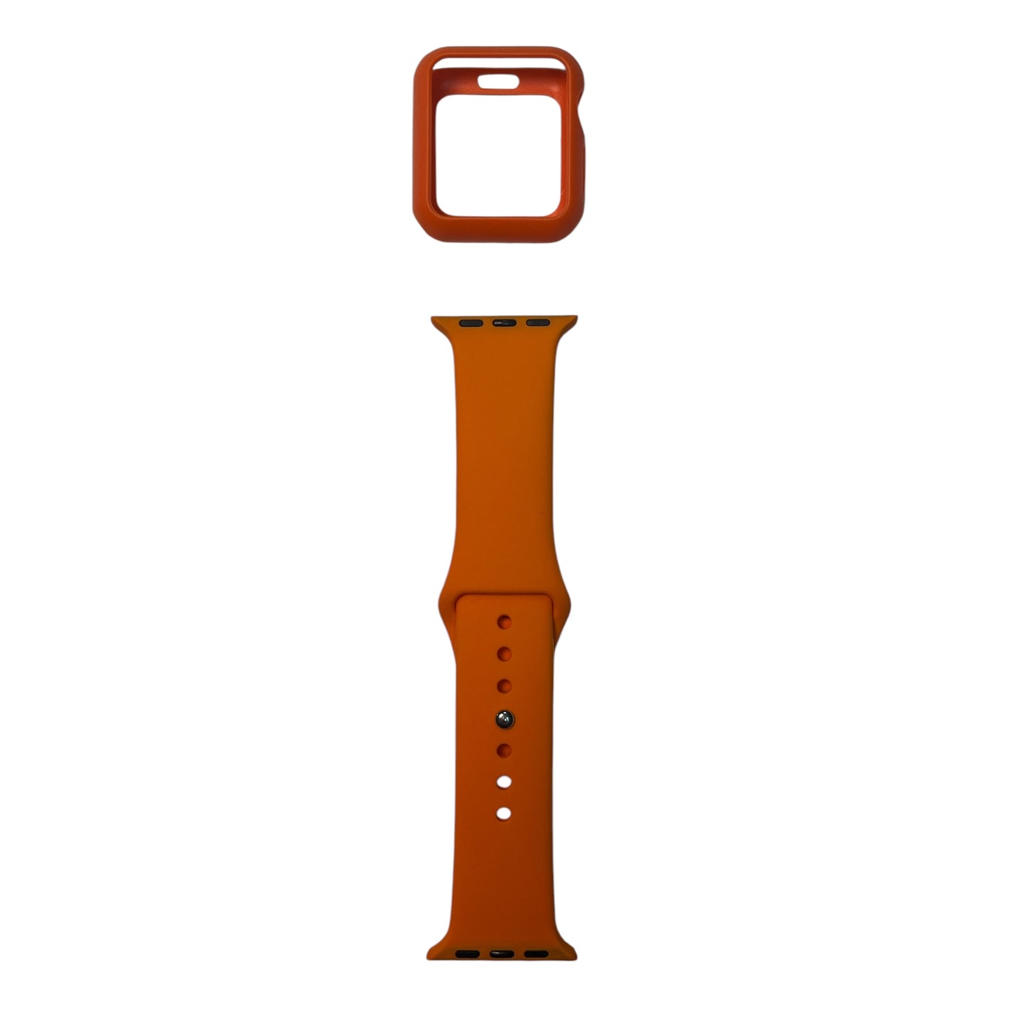 For Apple Watch Silicone Band & Case 38mm - Orange