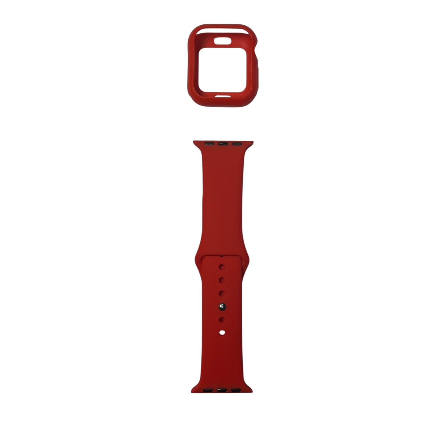 For Apple Watch Silicone Band & Case 38 mm - Red