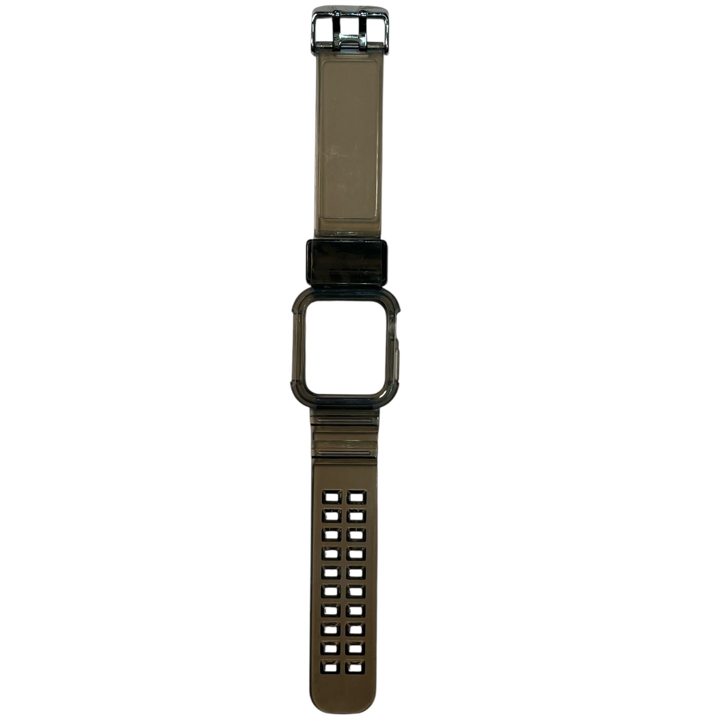 For Apple Watch Transparent Silicone Band 38/40 mm - Black