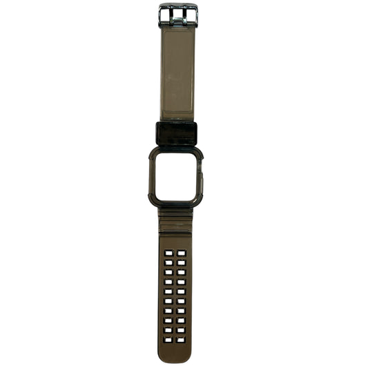For Apple Watch Transparent Silicone Band 38/40 mm - Black