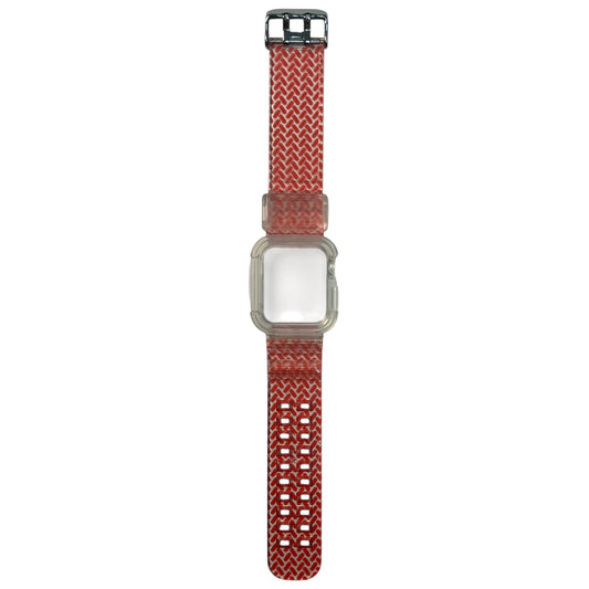 For Apple Watch Silicone Fashion Band 42/44 mm - Red