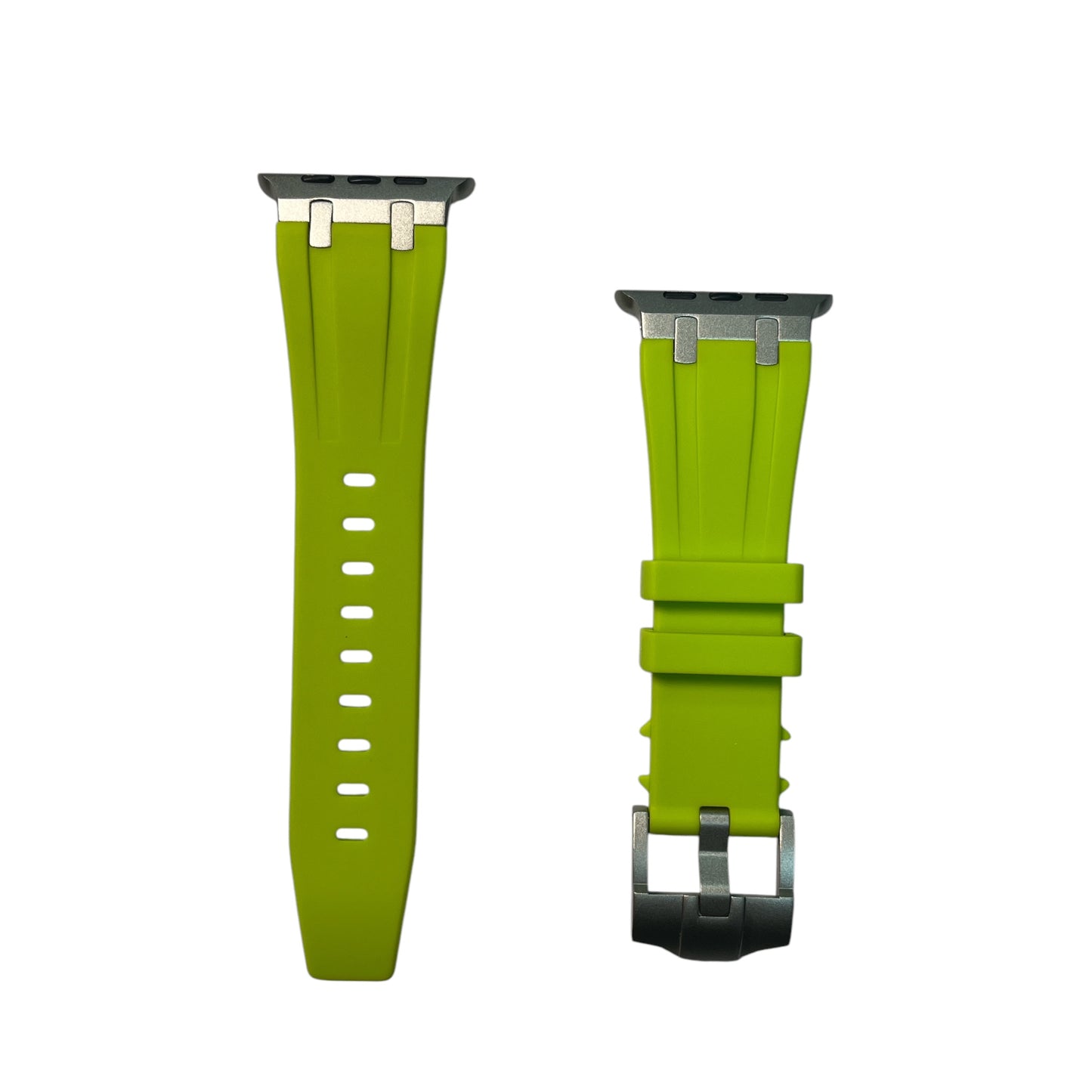 For Apple Watch Band 42/44/46/49 mm - Titanium & Green