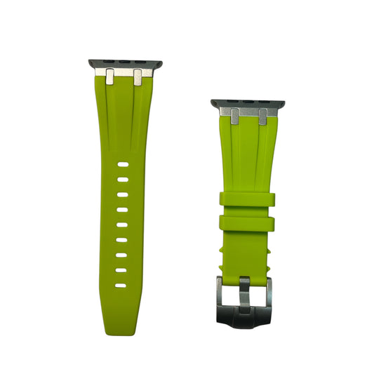 For Apple Watch Band 42/44/46/49 mm - Titanium & Green