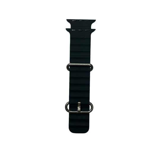 For Apple Watch 42/44/45/46 Silicone Bands- Light Black