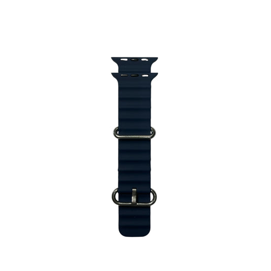 For Apple Watch 38/40/41 Silicone Bands- Dark Blue