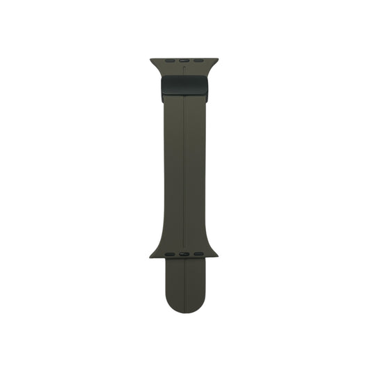 For Apple Watch 42/44/45/49 Magnetic Silicone Band- Warm Gray with Beige undertone