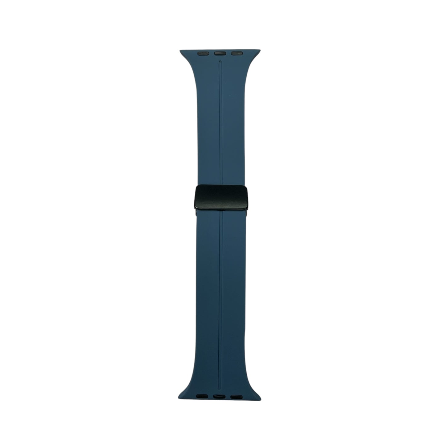 For Apple Watch 42/44/45/49 Magnetic Silicone Band- Muted Blue