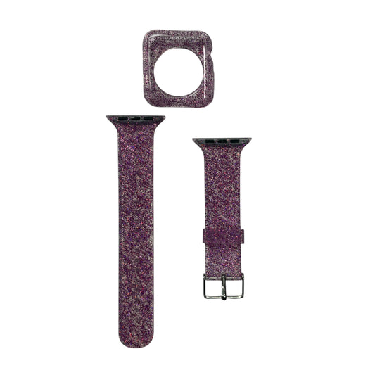 For Apple Watch Sparkle Band & Case 42/44 mm - Fucsia