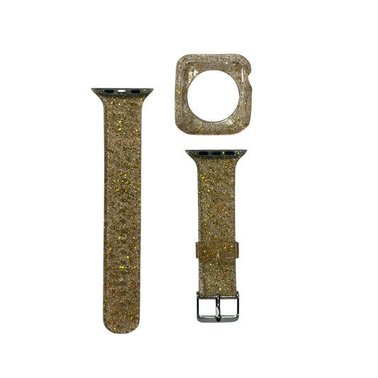 For Apple Watch Sparkle Band & Case 42/44 mm - Yellow