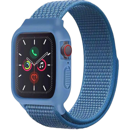 For Apple Watch Nylon Strap with Schockproof 42/44mm - Blue