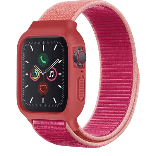 For Apple Watch Nylon Strap with Schockproof 38/40mm - Pink