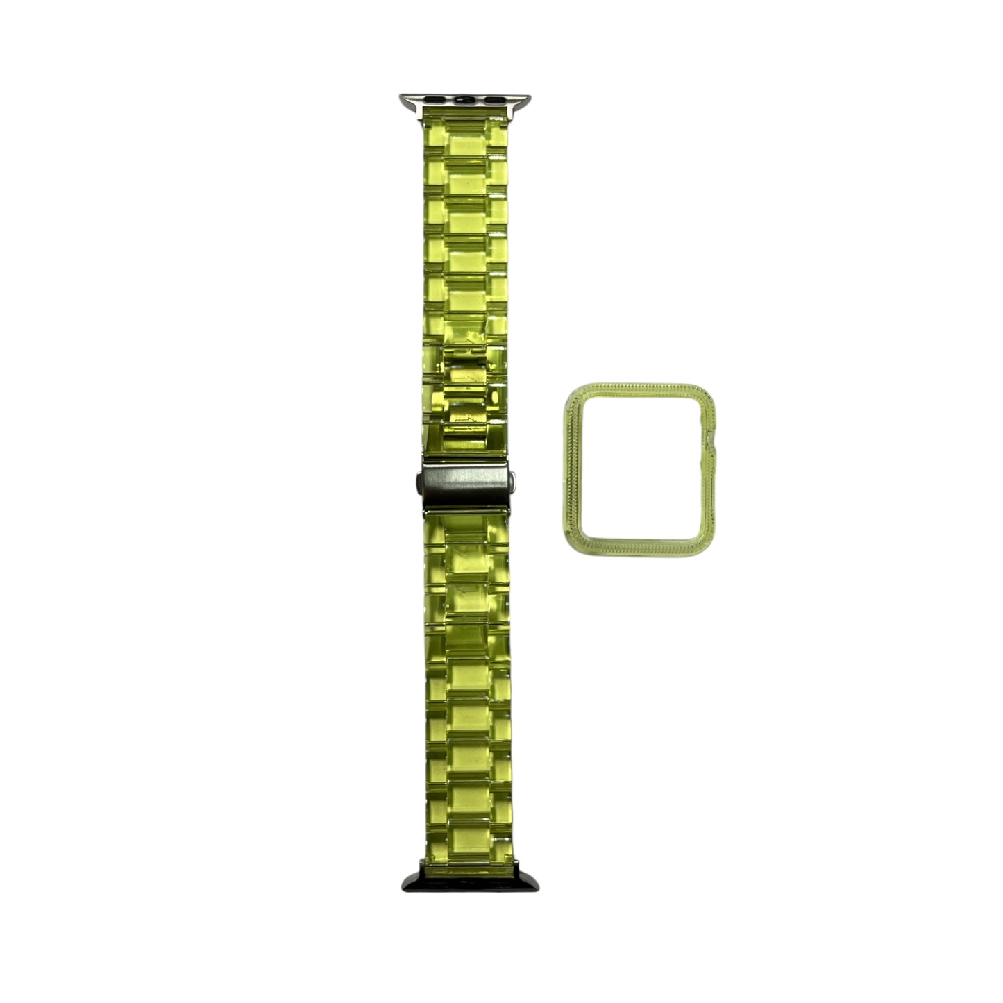 For Apple Watch Transparent Band 38 mm - Green