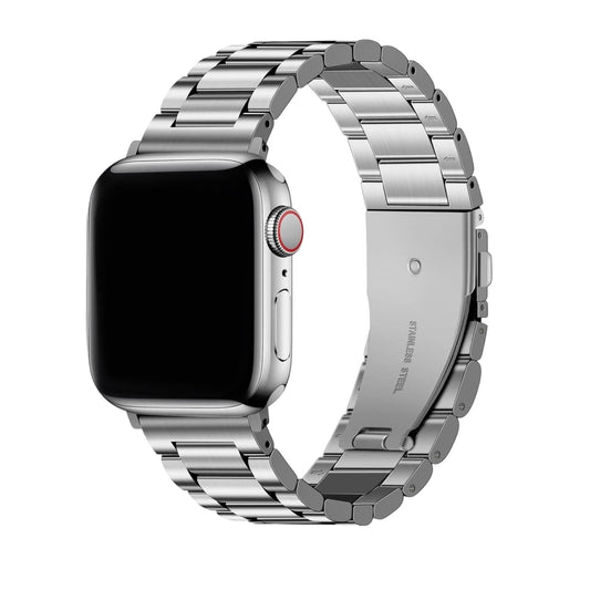For Apple Watch Stainless Steel Band 42/44/45/49mm- Silver